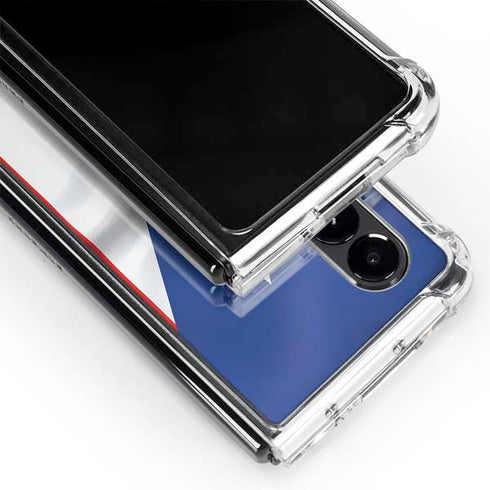 Puerto Rico Flag Galaxy Z Fold4 5G Clear Case